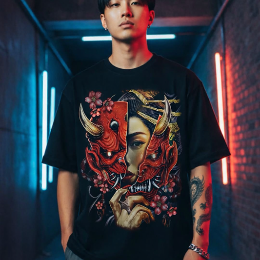 3D Printed Oversized T-shirt with Real Metal Pins